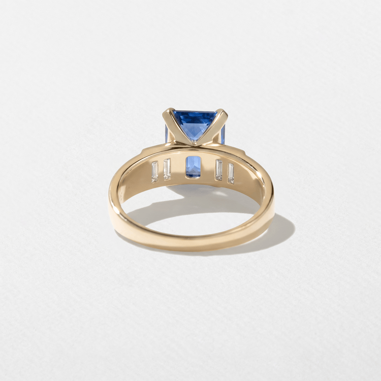 Nova Sapphire Emerald-Cut 3.01ct Blue Sapphire
