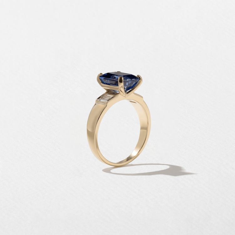 Nova Sapphire Emerald-Cut 3.01ct Blue Sapphire