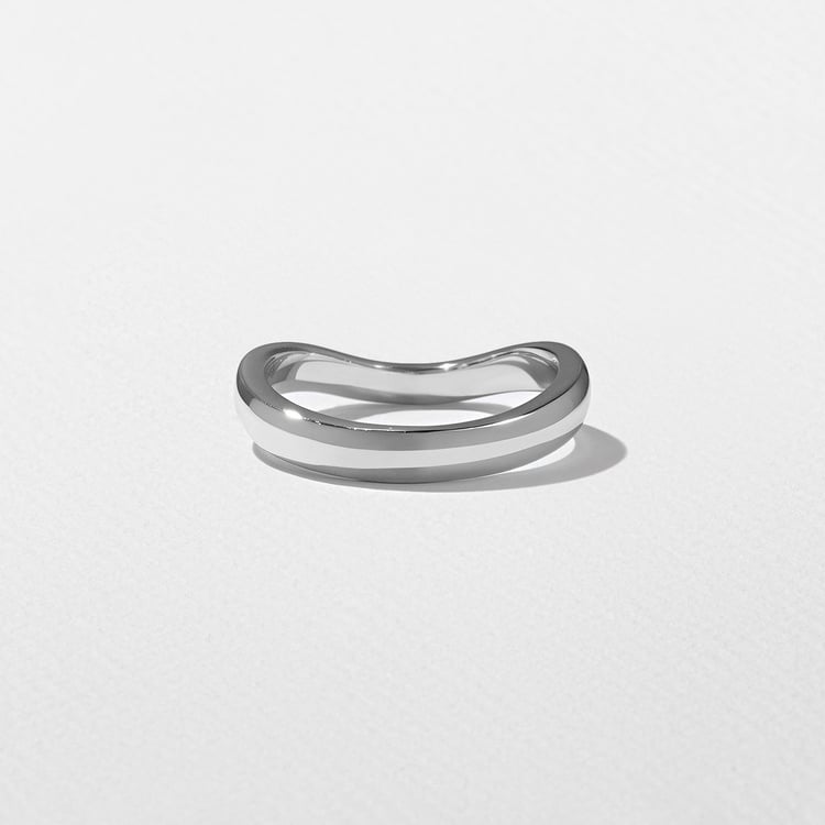 Swan in 18k White Gold – view 3