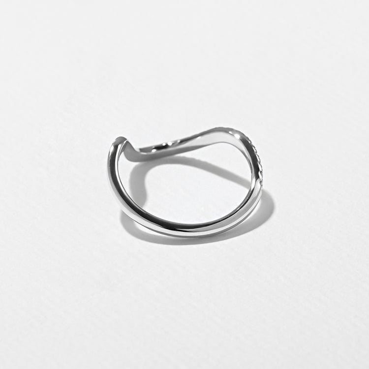 Astra with Pavé in 14k White Gold – view 3