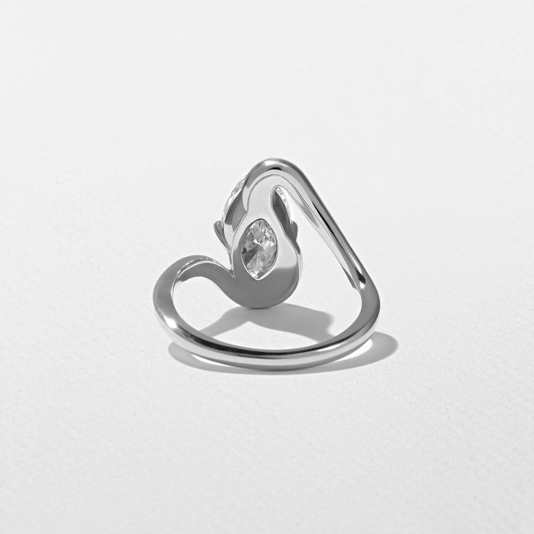 Lyra Marquise in Platinum – view 3