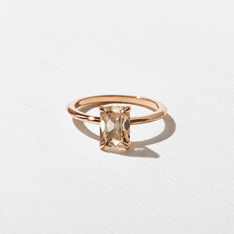 Grace Champagne Diamond in 14k Rose Gold – view 2