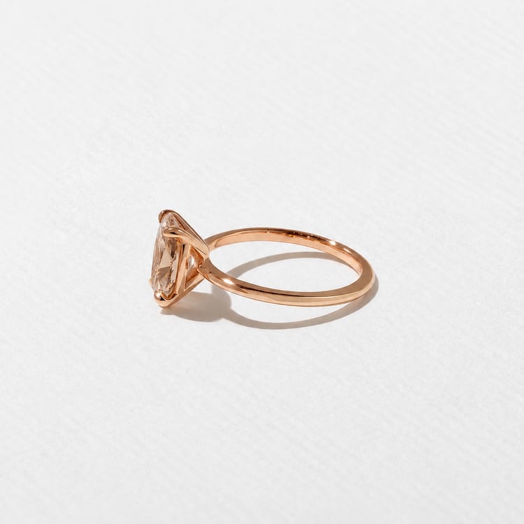 Grace Champagne Diamond in 14k Rose Gold – view 3