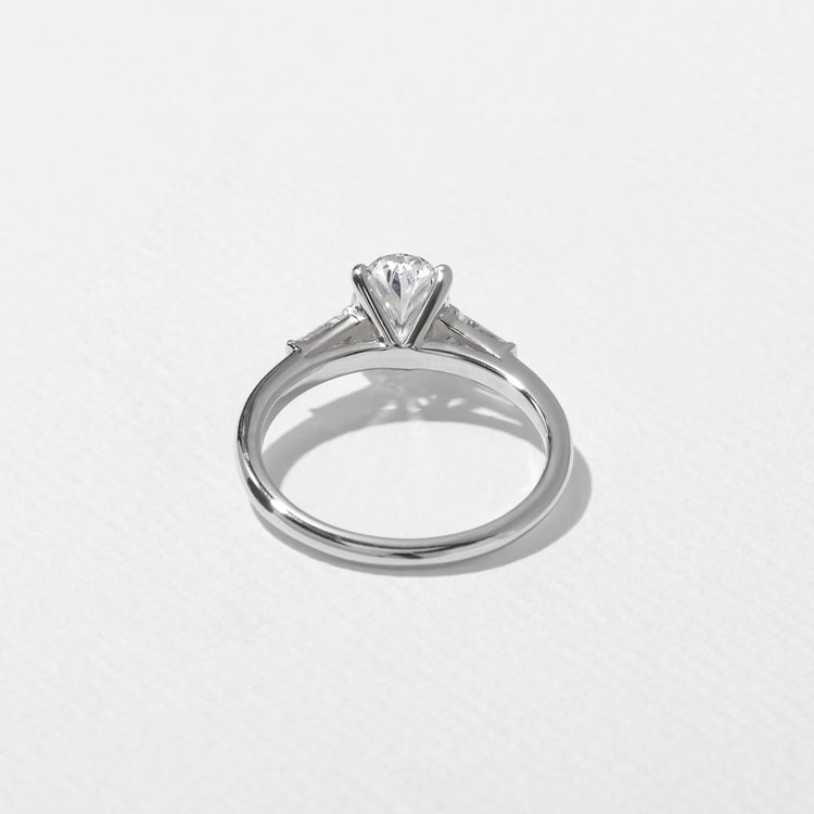 Eve Oval in 14k White Gold – view 4