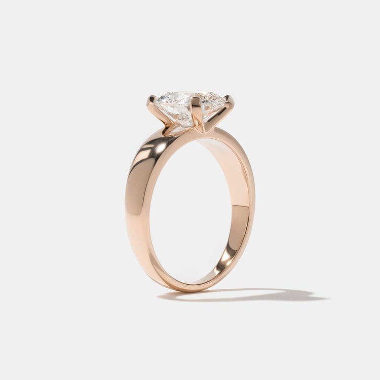 Nova Antique Cushion in 14k Rose Gold – view 5