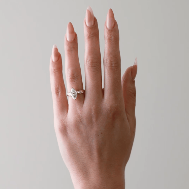 Skylar Marquise in 14k Yellow Gold – video thumbnail