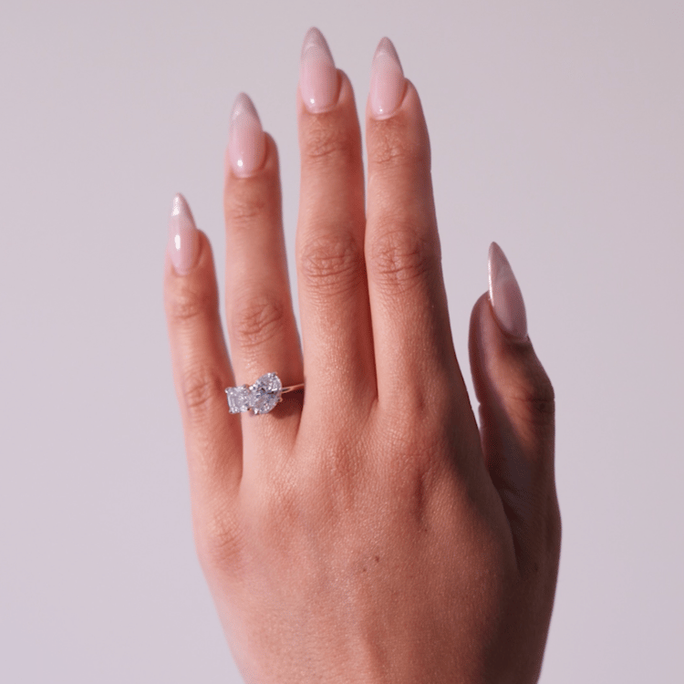 Vivi Grand Oval and Asscher in 14k Yellow Gold – video thumbnail