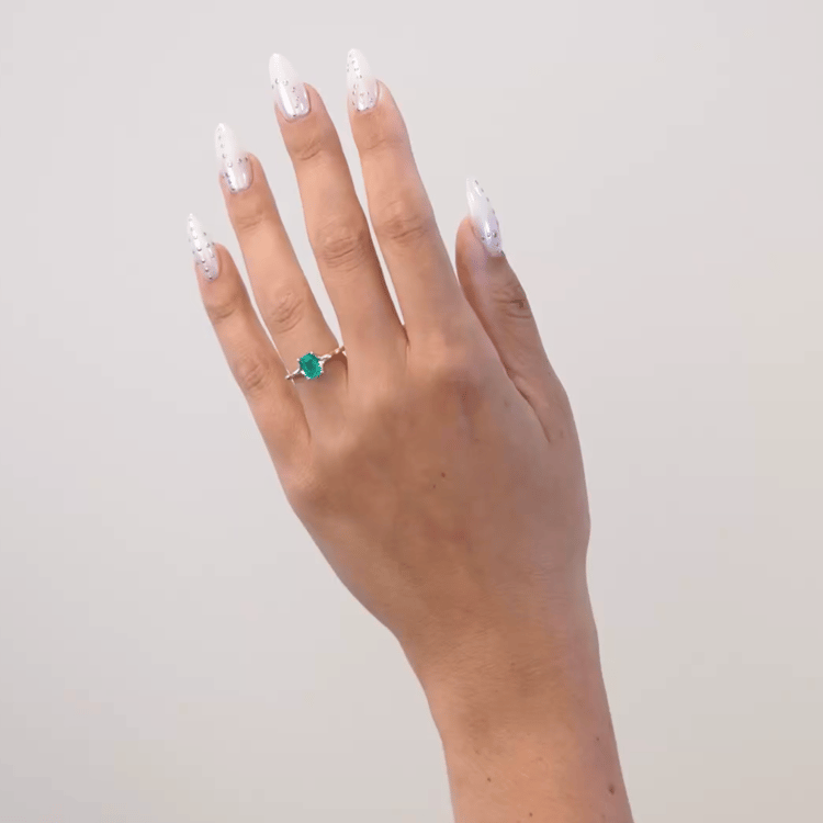Sloan Emerald-Cut Emerald video preview