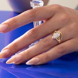 Lou Marquise in 14k Yellow Gold – view 6 thumbnail