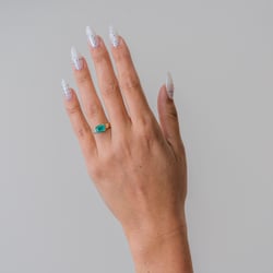 Henri Emerald-Cut in 14k Yellow Gold – view 6 thumbnail