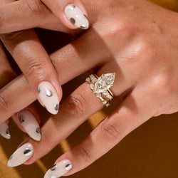 Grace Marquise in 14k Yellow Gold – view 7 thumbnail