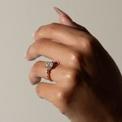 Sloan Pear in 14k Yellow Gold – view 7 thumbnail