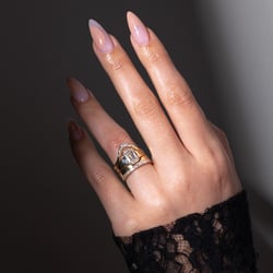 Lou Emerald-Cut in 14k Yellow Gold – view 6 thumbnail