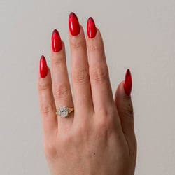 Cleo Cushion in 14k Yellow Gold – view 6 thumbnail
