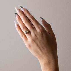August Emerald-Cut in 14k Yellow Gold – view 7 thumbnail