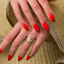 Marni Pear Solitaire in 14k Yellow Gold – view 7 thumbnail