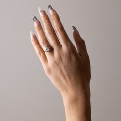 Bailey Pear Solitaire in 14k Yellow Gold – view 7 thumbnail