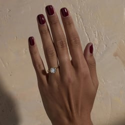 Bailey Round Solitaire in 18k Yellow Gold – view 7 thumbnail