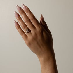 Gemma Emerald-Cut in 14k Yellow Gold – view 7 thumbnail