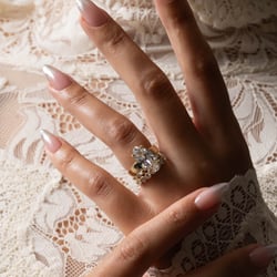 Nova Champagne Diamond in 14k Yellow Gold – view 4 thumbnail