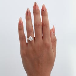 Nova Pear in 14k Yellow Gold – view 6 thumbnail