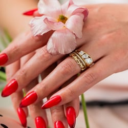 Maeve Pear in 14k Yellow Gold – view 6 thumbnail