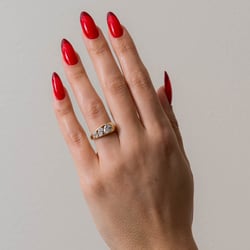 Maeve Pear in 14k Yellow Gold – view 7 thumbnail