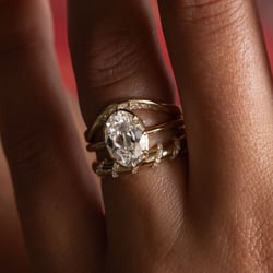 Diamond Dip in 14k Yellow Gold – view 5 thumbnail