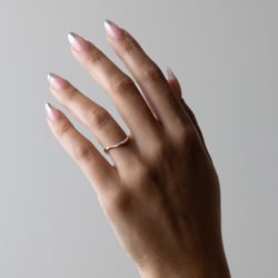 Diamond Dip in 14k Yellow Gold – view 4 thumbnail