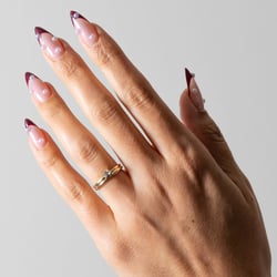 Serra Emerald-Cut in 14k Yellow Gold – view 6 thumbnail
