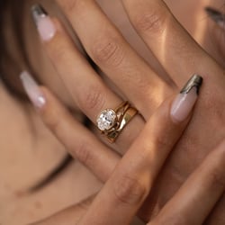 August Oval in 14k Yellow Gold – view 6 thumbnail
