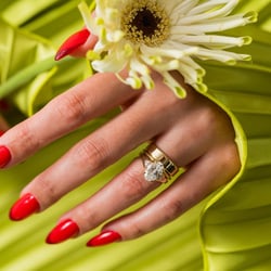Cleo Oval in 14k Yellow Gold – view 7 thumbnail