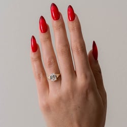 Cleo Emerald-Cut in 14k Yellow Gold – view 6 thumbnail