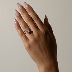 Stella Oval in 14k Yellow Gold – view 6 thumbnail