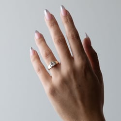 Lou Antique Cushion in 14k Yellow Gold – view 6 thumbnail