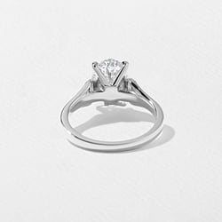 Cleo Oval in Platinum – view 4 thumbnail