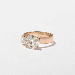 Henri Grand Oval in 14k Rose Gold – view 2 thumbnail