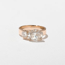 Henri Grand Oval in 14k Rose Gold thumbnail