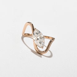 Stella Marquise in 14k Rose Gold thumbnail