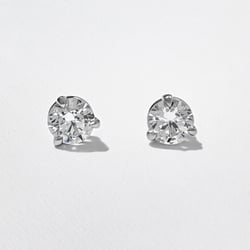 1.50ct Classic Round Diamond Studs in 14k White Gold thumbnail
