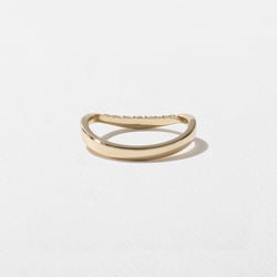 Diamond Dip in 14k Yellow Gold – view 3 thumbnail