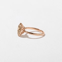 Daphne Champagne Diamond in 14k Rose Gold – view 2 thumbnail