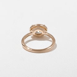August Oval in 14k Rose Gold – view 4 thumbnail