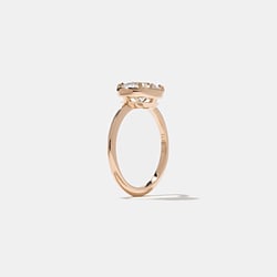 August Oval in 14k Rose Gold – view 5 thumbnail