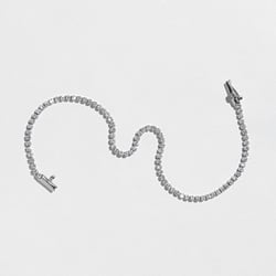 Rio Diamond Tennis Bracelet in 14k White Gold – view 2 thumbnail