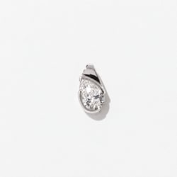 Rhodes Pear Diamond Pendant in 14k White Gold thumbnail
