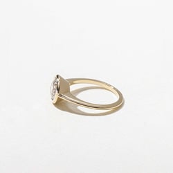 Bailey Round Solitaire in 14k Yellow Gold – view 3 thumbnail