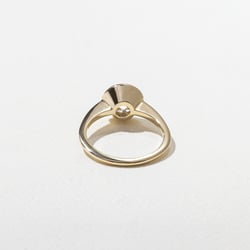 Bailey Round Solitaire in 14k Yellow Gold – view 4 thumbnail