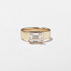 Reid Emerald-Cut in 14k Yellow Gold thumbnail