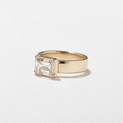 Reid Emerald-Cut in 14k Yellow Gold – view 2 thumbnail
